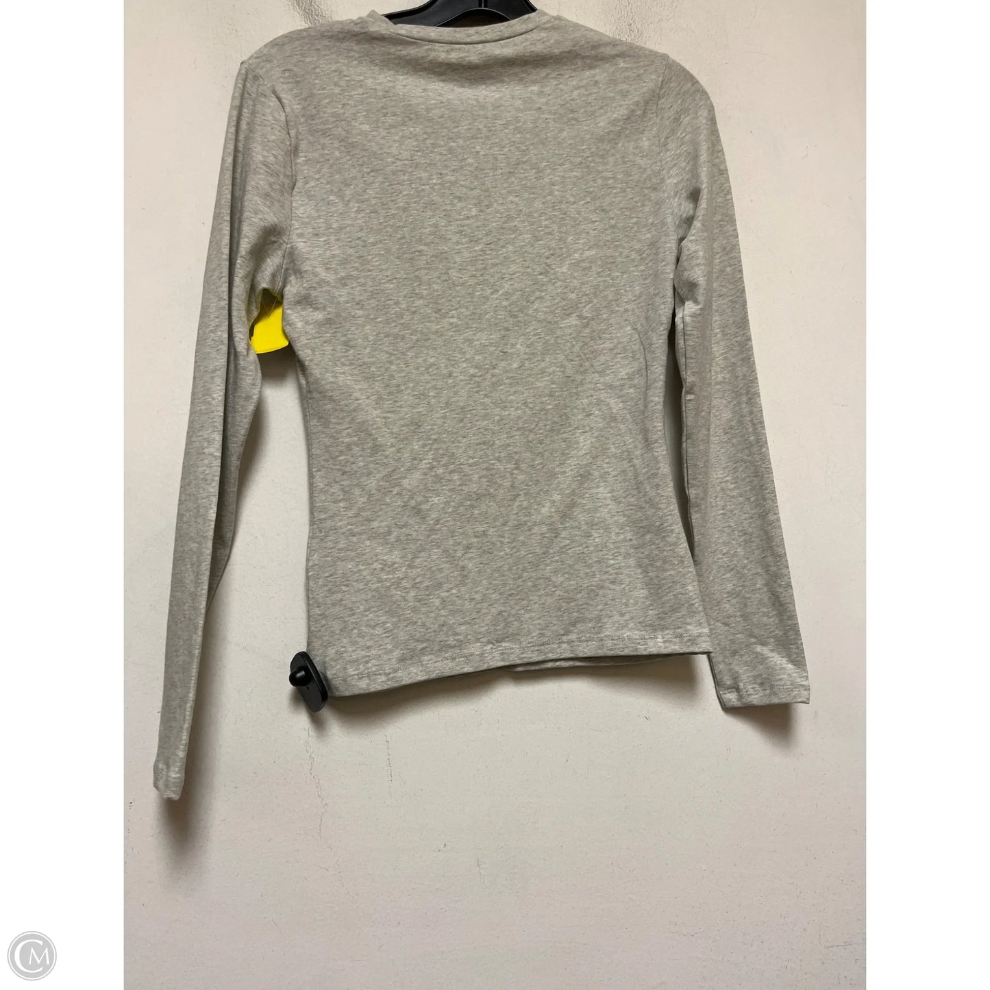 Top Long Sleeve Basic By Abercrombie And Fitch In Grey, Size: S