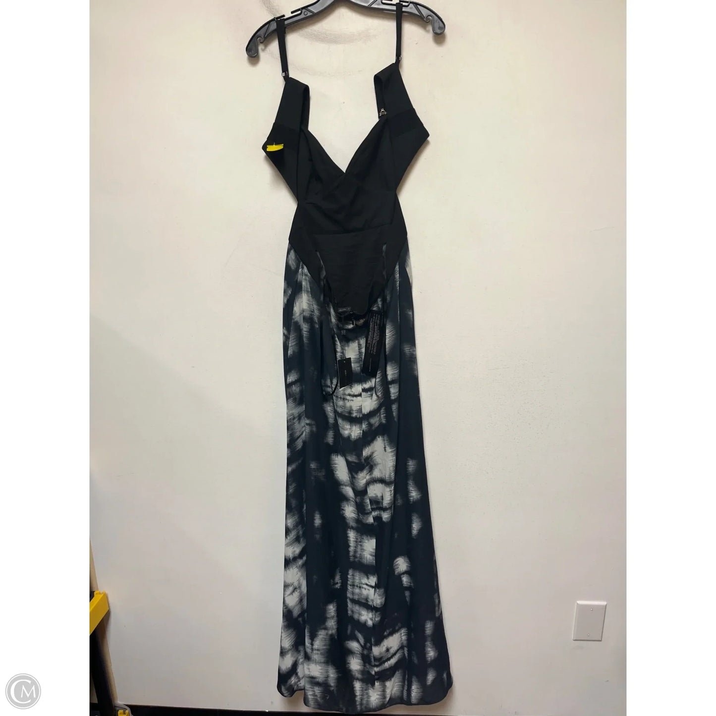 Dress Casual Maxi By Bcbg In Black & White, Size: L