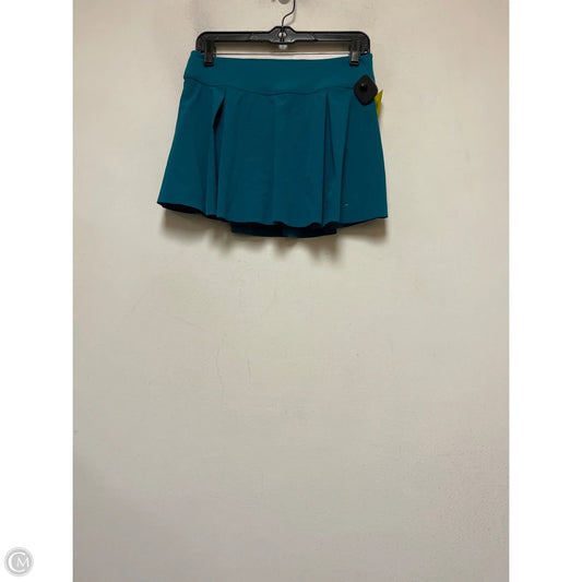 Athletic Skort By Nike Apparel In Teal, Size: M