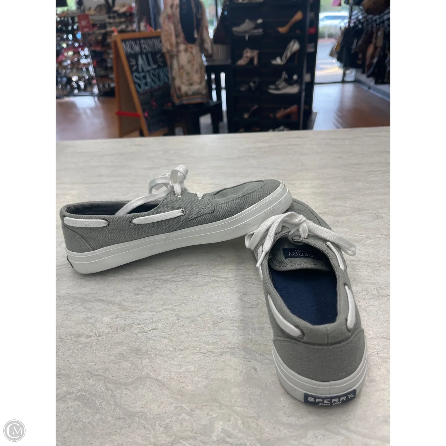 Shoes Flats By Sperry In Grey, Size: 6.5