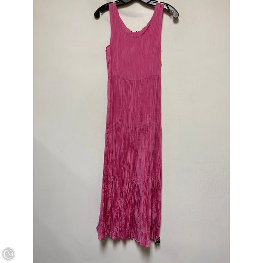 Dress Casual Midi By Eileen Fisher In Pink, Size: Xs