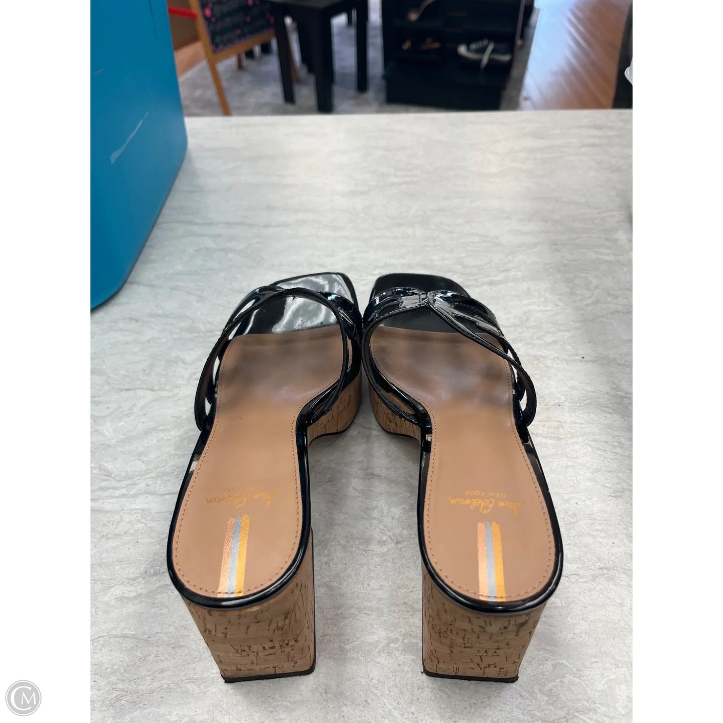 Sandals Heels Block By Sam Edelman In Black, Size: 9