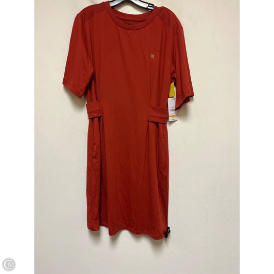 Dress Casual Short By Anne Klein In Red, Size: S