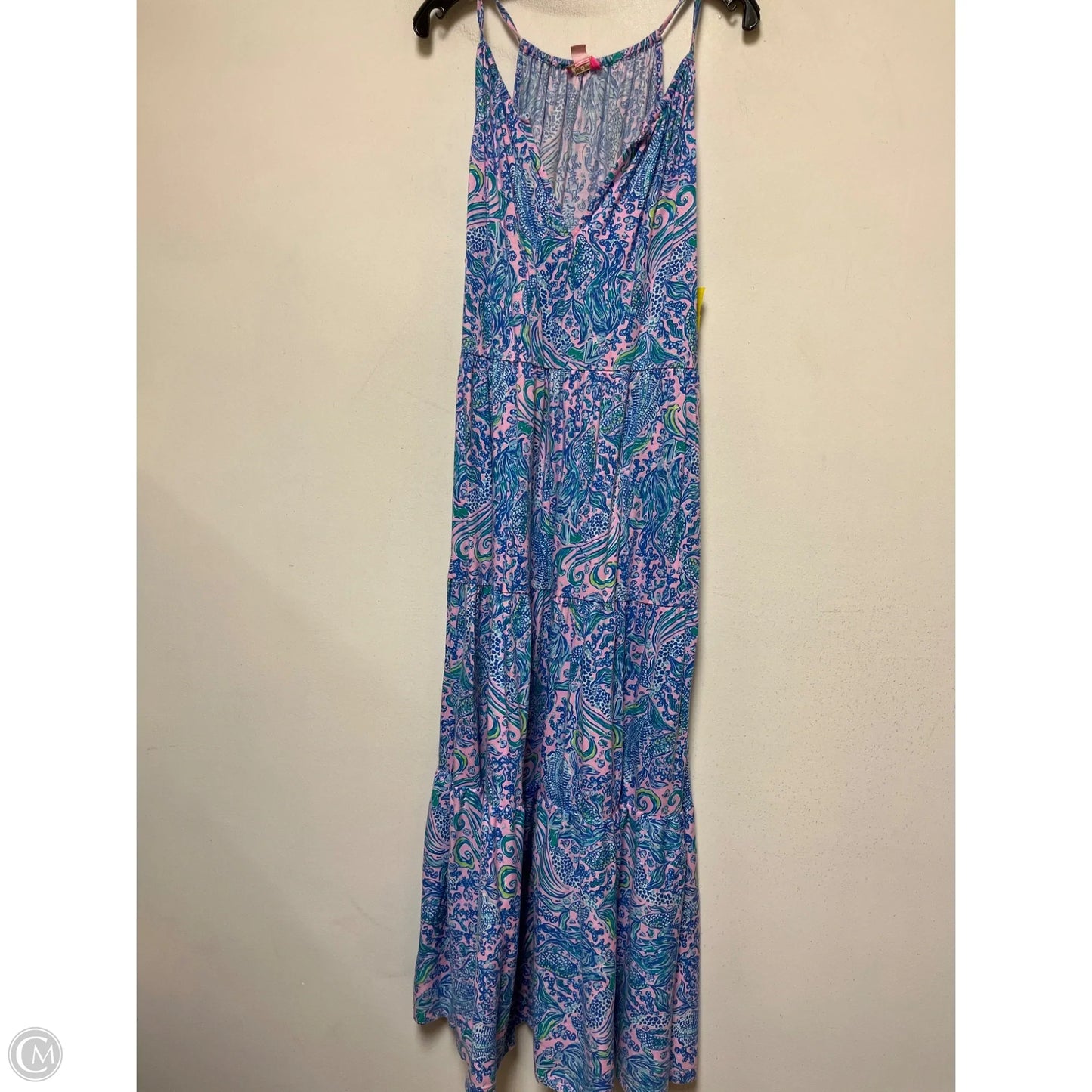 Dress Designer By Lilly Pulitzer In Blue & Pink, Size: Xxl
