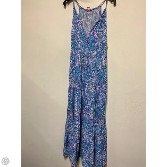 Dress Designer By Lilly Pulitzer In Blue & Pink, Size: Xxl