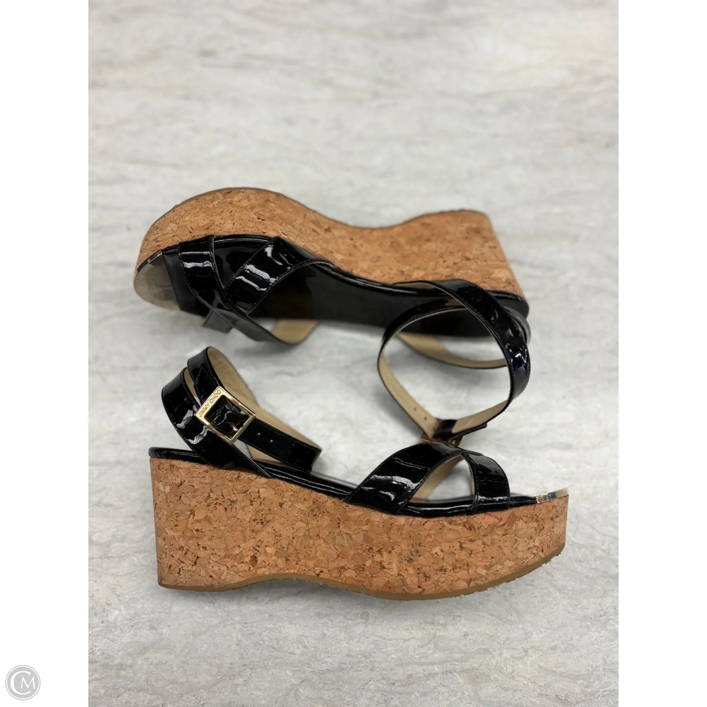 Sandals Luxury Designer By Jimmy Choo In Black
