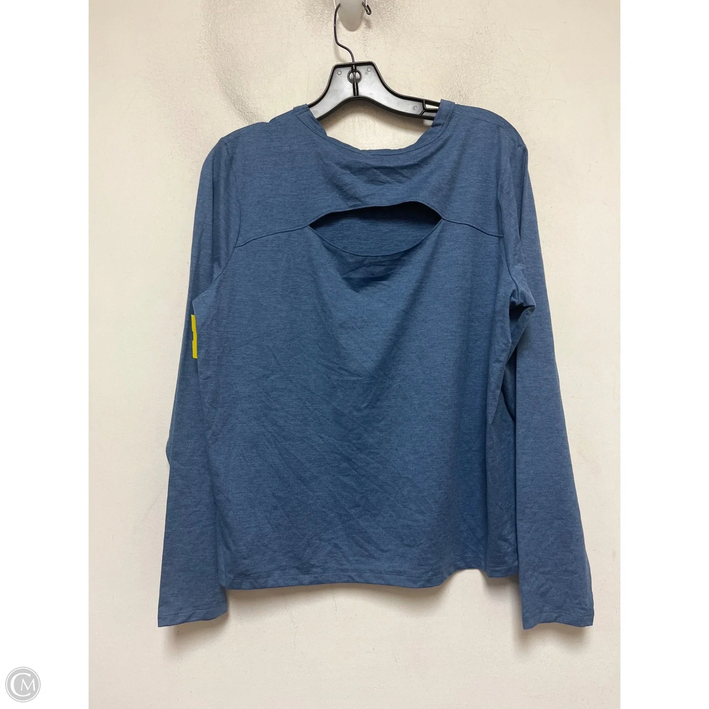 Athletic Top Long Sleeve Crewneck By All In Motion In Blue, Size: Xl