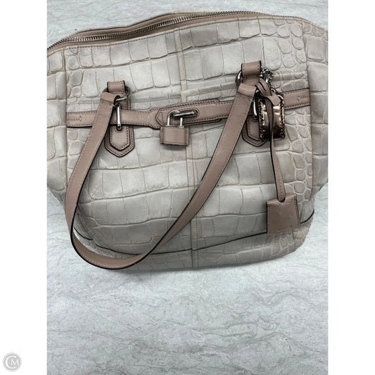 Handbag Designer By Coach, Size: Large