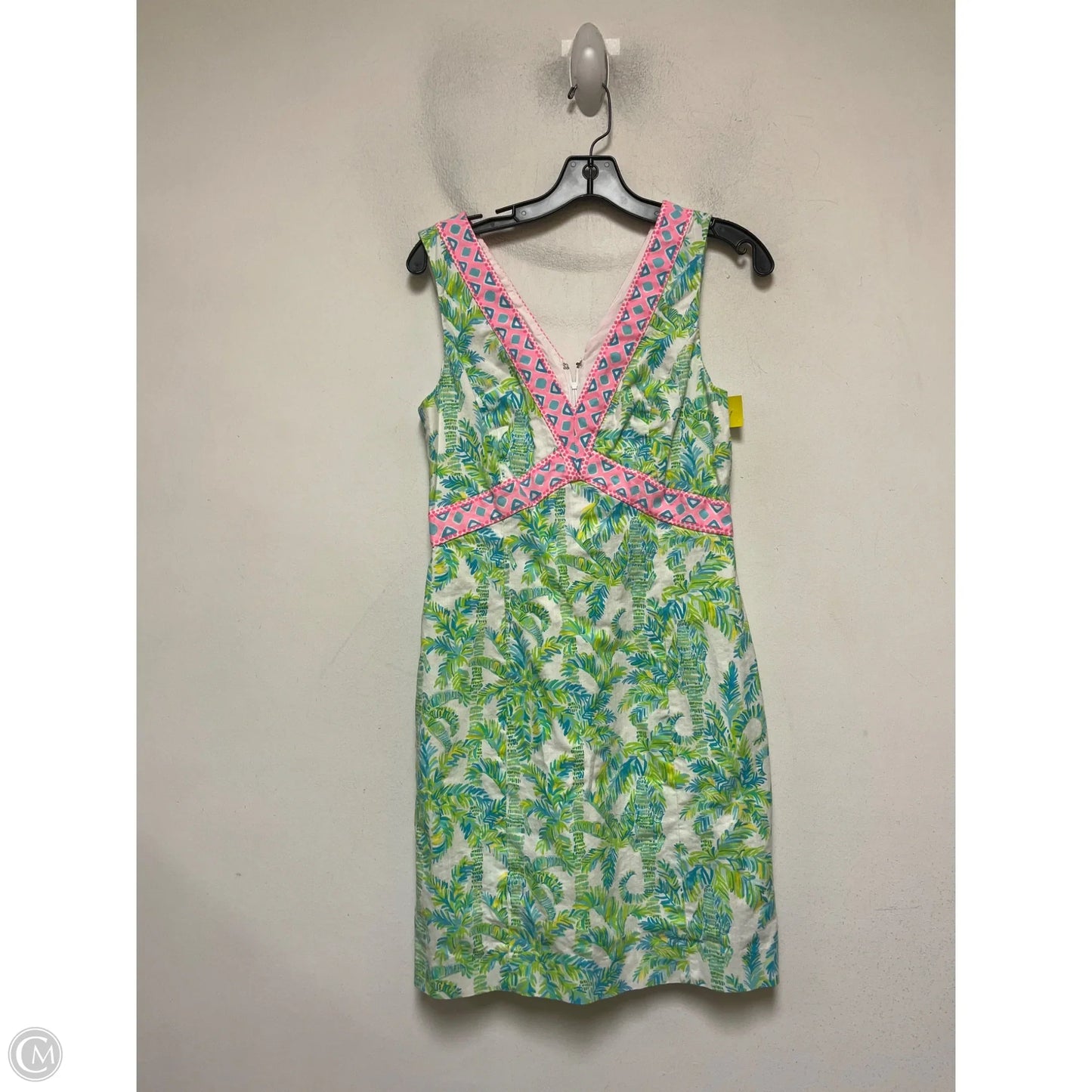 Dress Designer By Lilly Pulitzer In Blue & Green, Size: 4