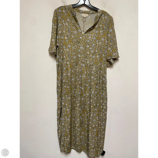 Dress Casual Midi By World Market In Floral Print, Size: S