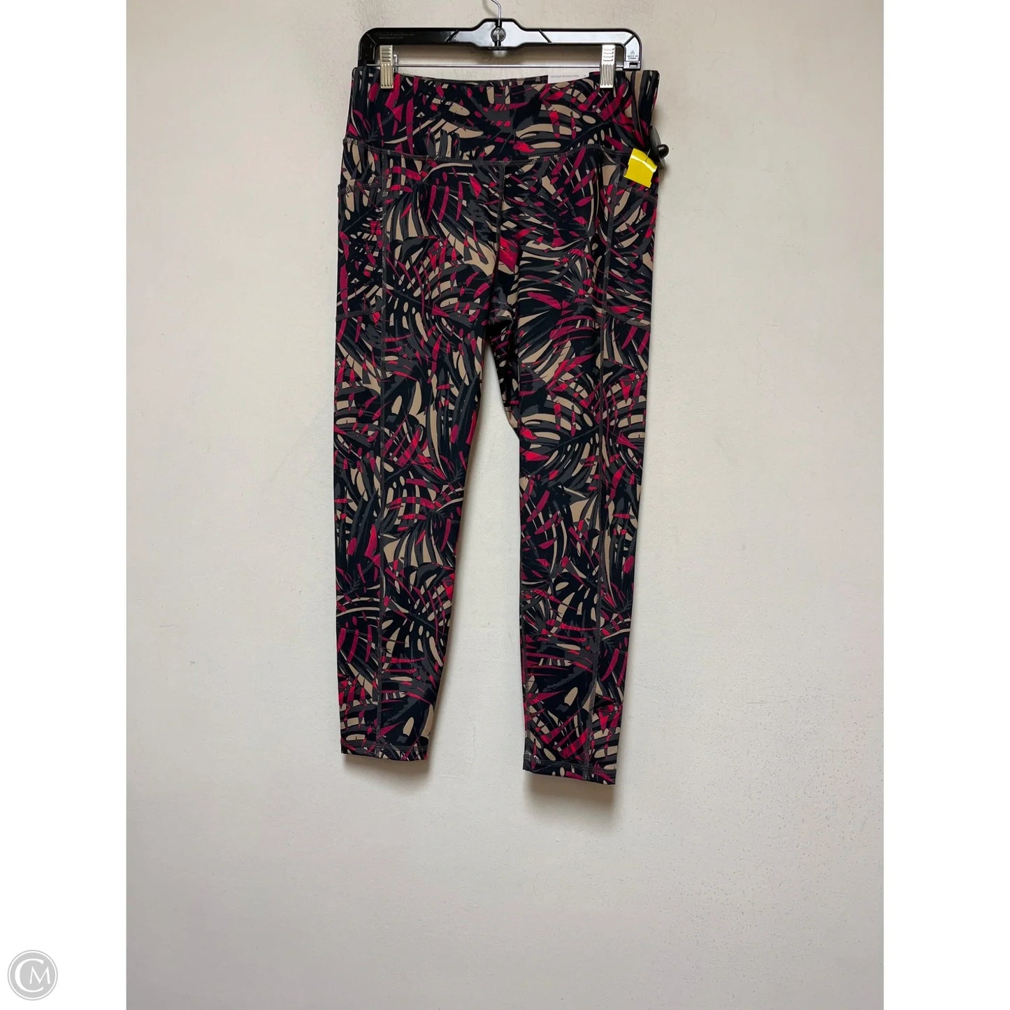 Athletic Leggings By Dkny In Pink & Tan, Size: Xl