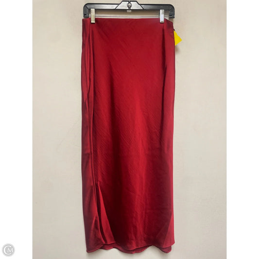 Skirt Maxi By A New Day In Red, Size: 8