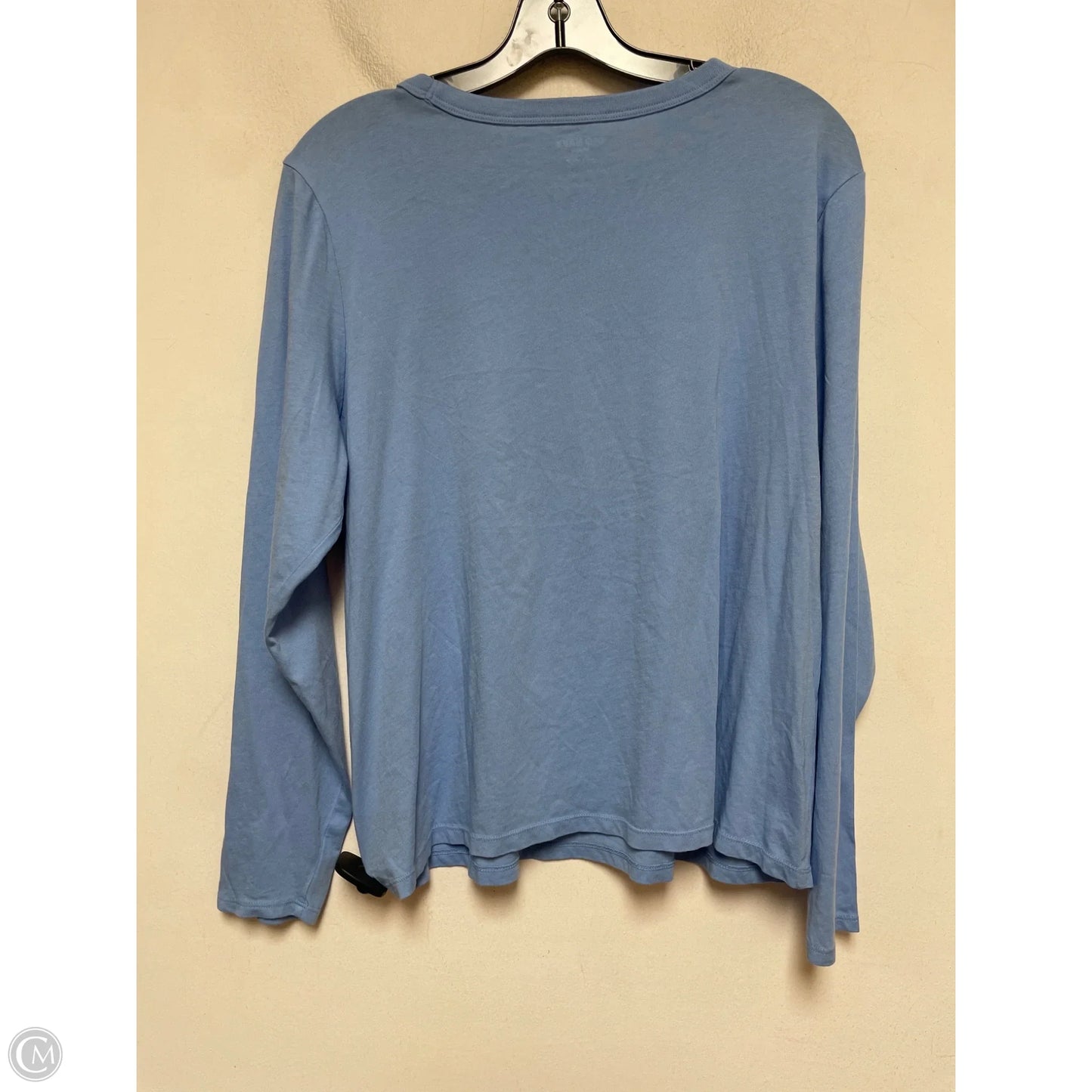 Top Long Sleeve Basic By Old Navy In Blue, Size: L