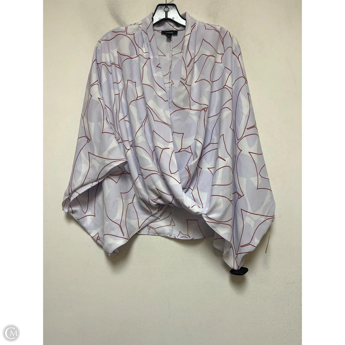 Top Short Sleeve By Alfani In Purple, Size: L