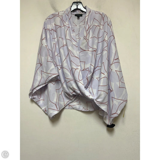 Top Short Sleeve By Alfani In Purple, Size: L