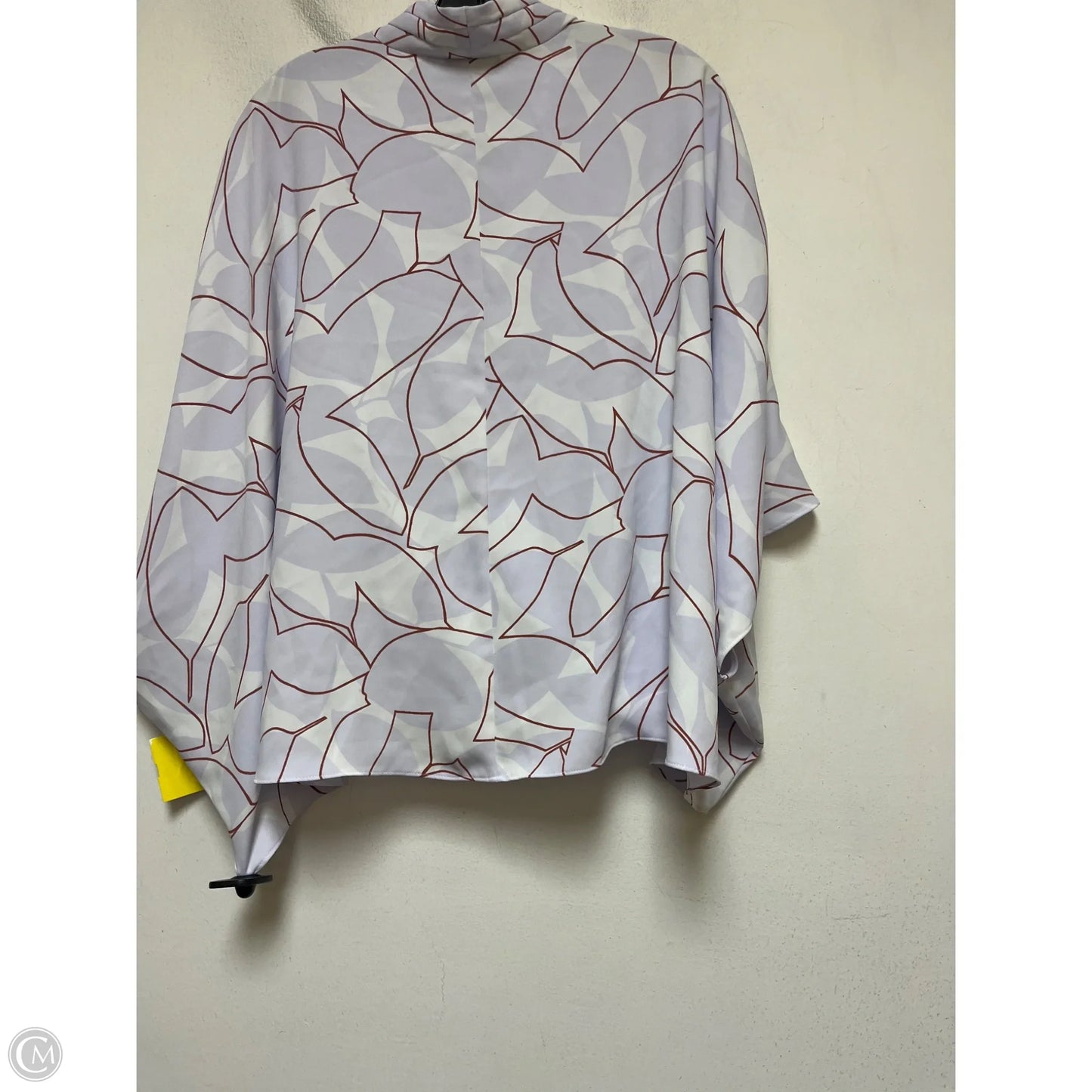 Top Short Sleeve By Alfani In Purple, Size: L