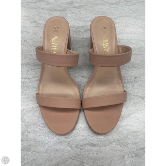 Shoes Heels Block By Dream Pairs In Pink, Size: 5.5