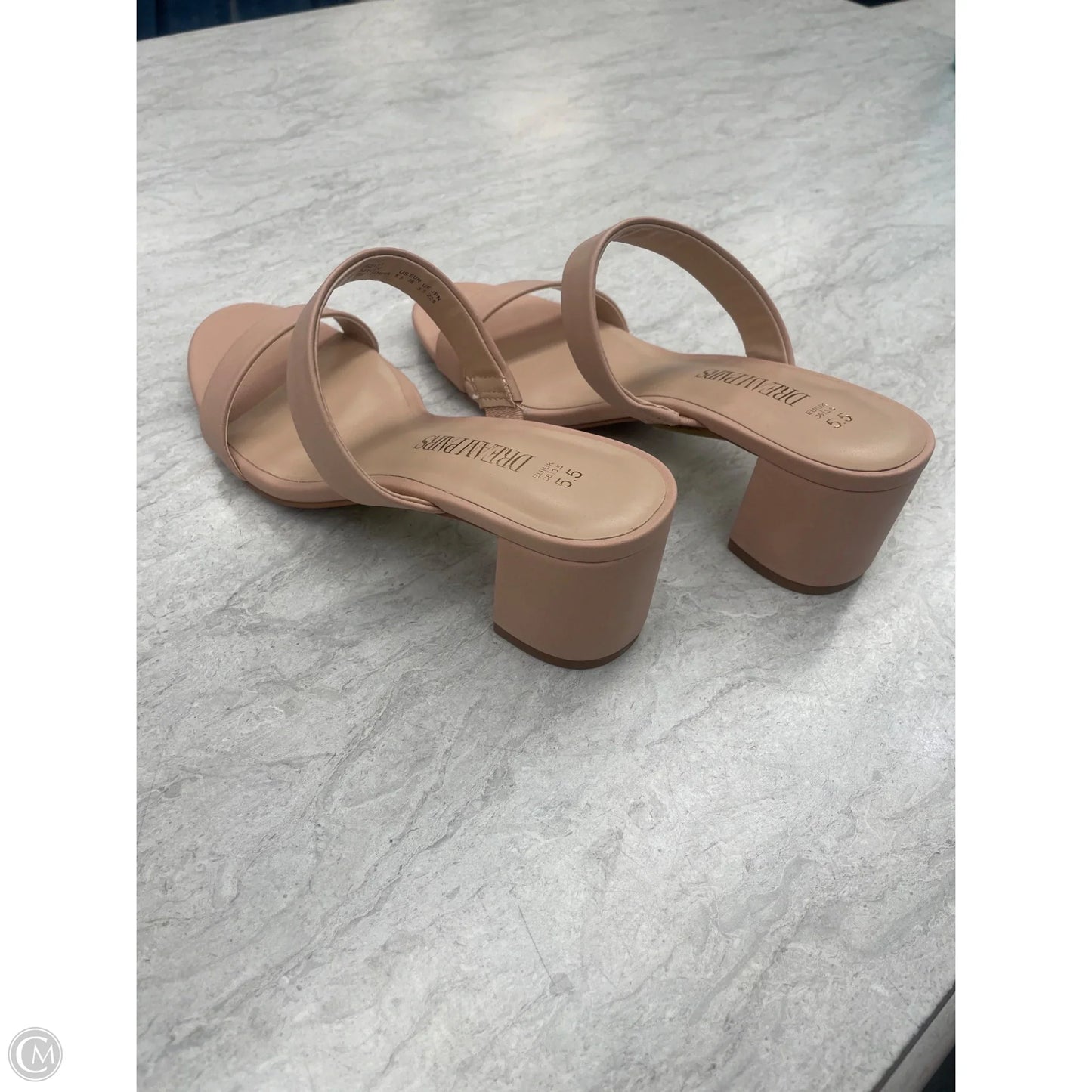 Shoes Heels Block By Dream Pairs In Pink, Size: 5.5