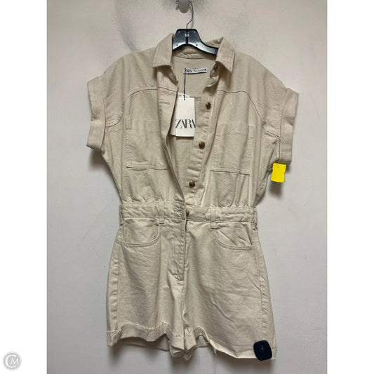 Romper By Zara In Tan, Size: M
