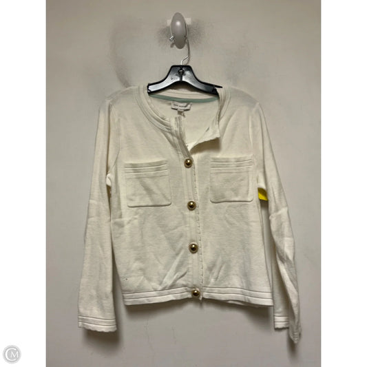 Cardigan By Free Assembly In White, Size: M
