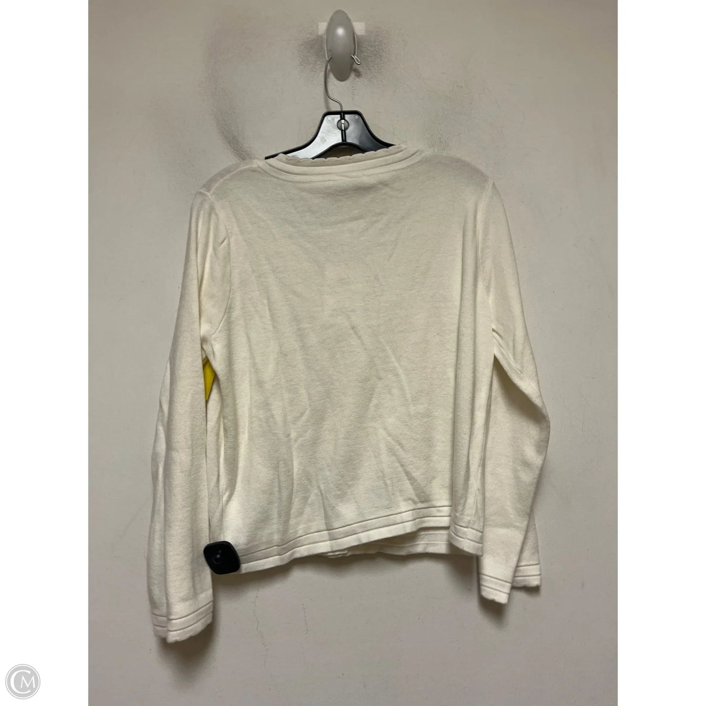 Cardigan By Free Assembly In White, Size: M