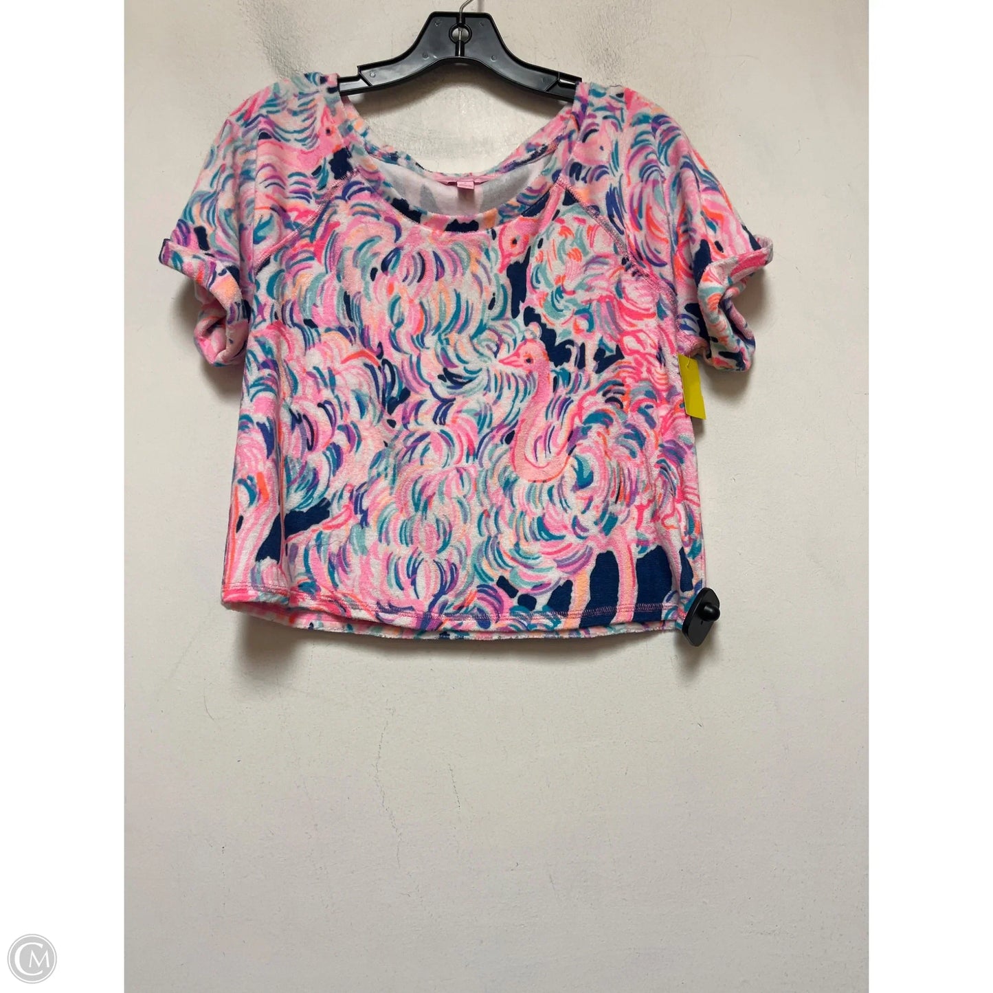 Top Short Sleeve Designer By Lilly Pulitzer In Multi-colored, Size: S
