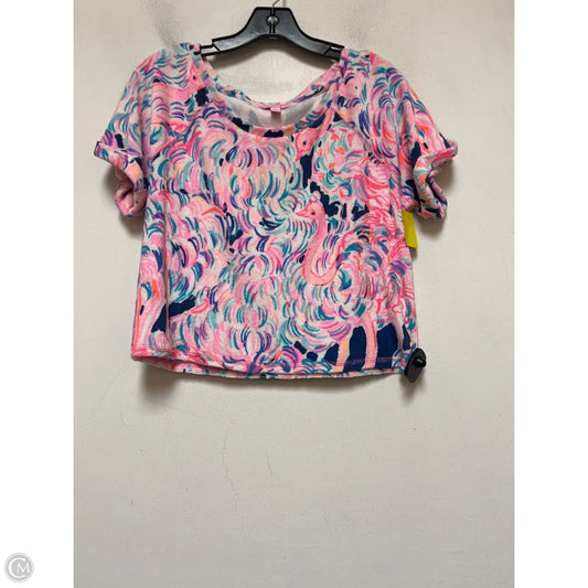 Top Short Sleeve Designer By Lilly Pulitzer In Multi-colored, Size: S