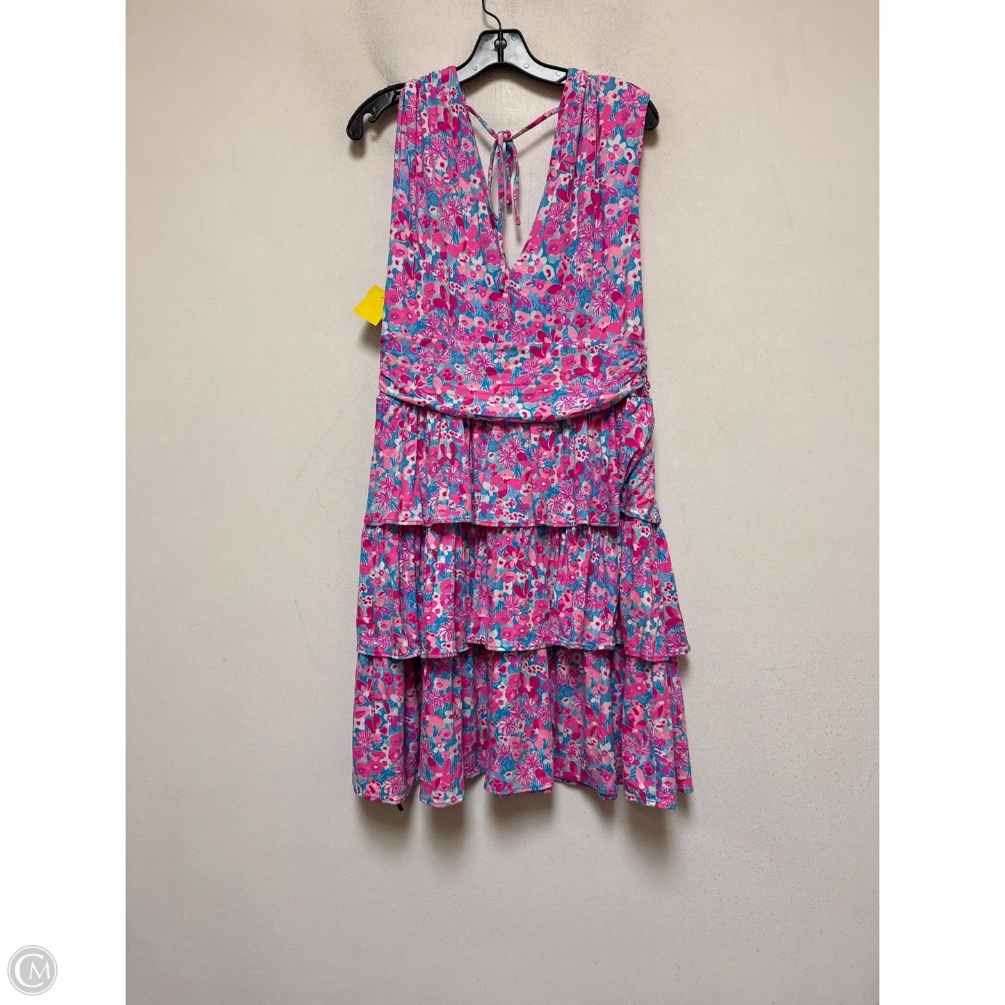 Dress Designer By Lilly Pulitzer In Blue & Pink, Size: L