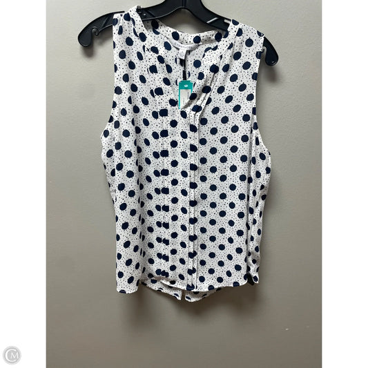 Top Sleeveless By 41 Hawthorn In Polkadot Pattern, Size: M