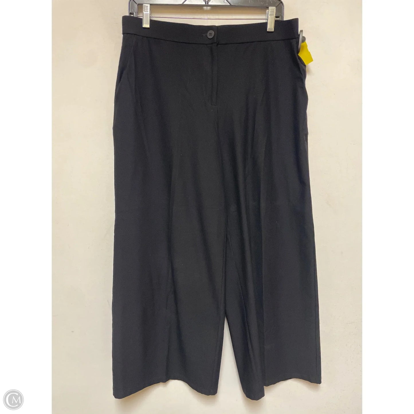 Pants Cropped By Eileen Fisher In Black, Size: 8