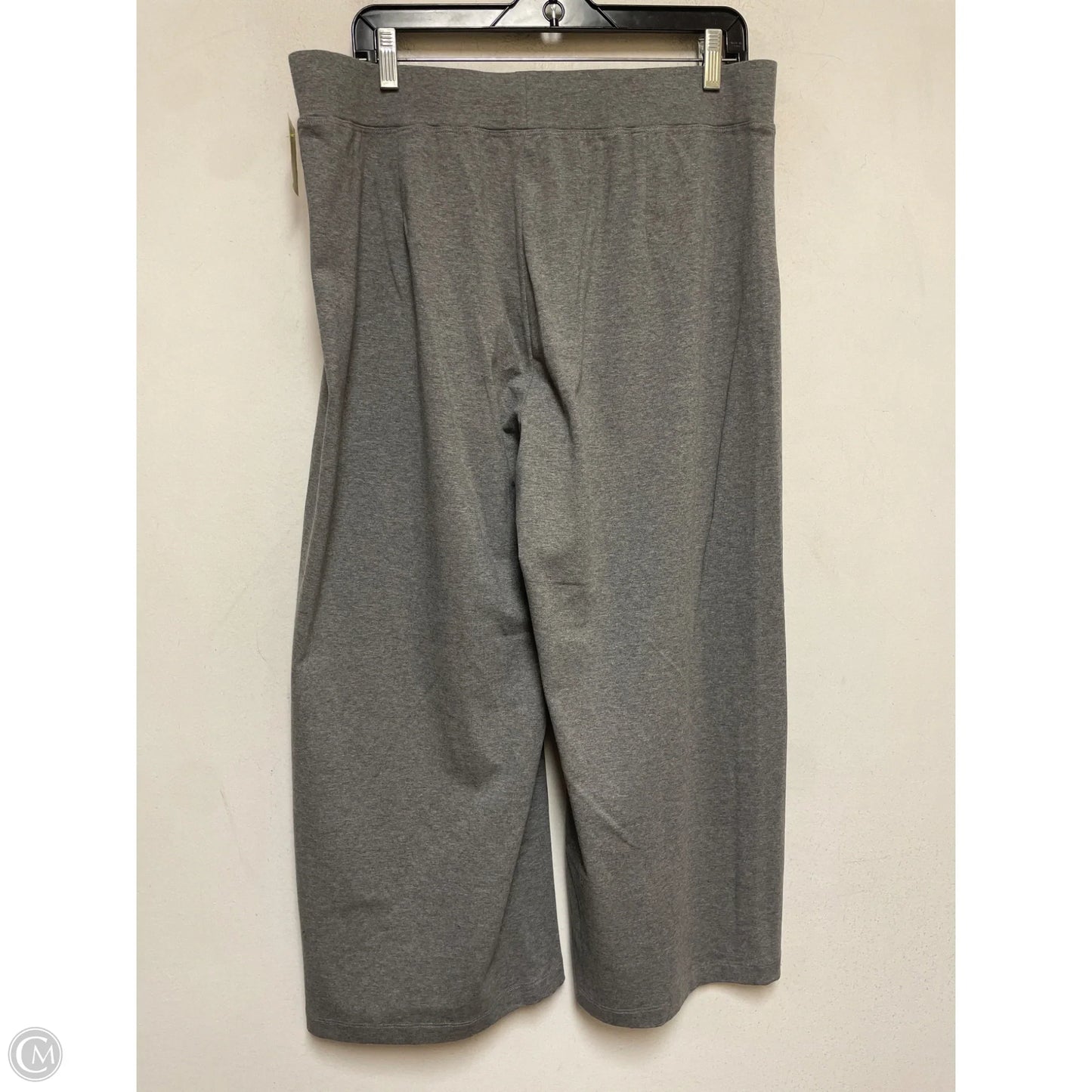 Pants Cropped By Eileen Fisher In Grey, Size: 12