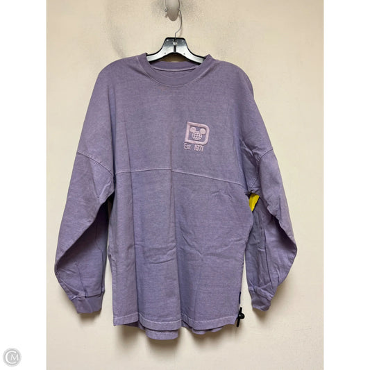 Top Long Sleeve By Disney Store In Purple, Size: M