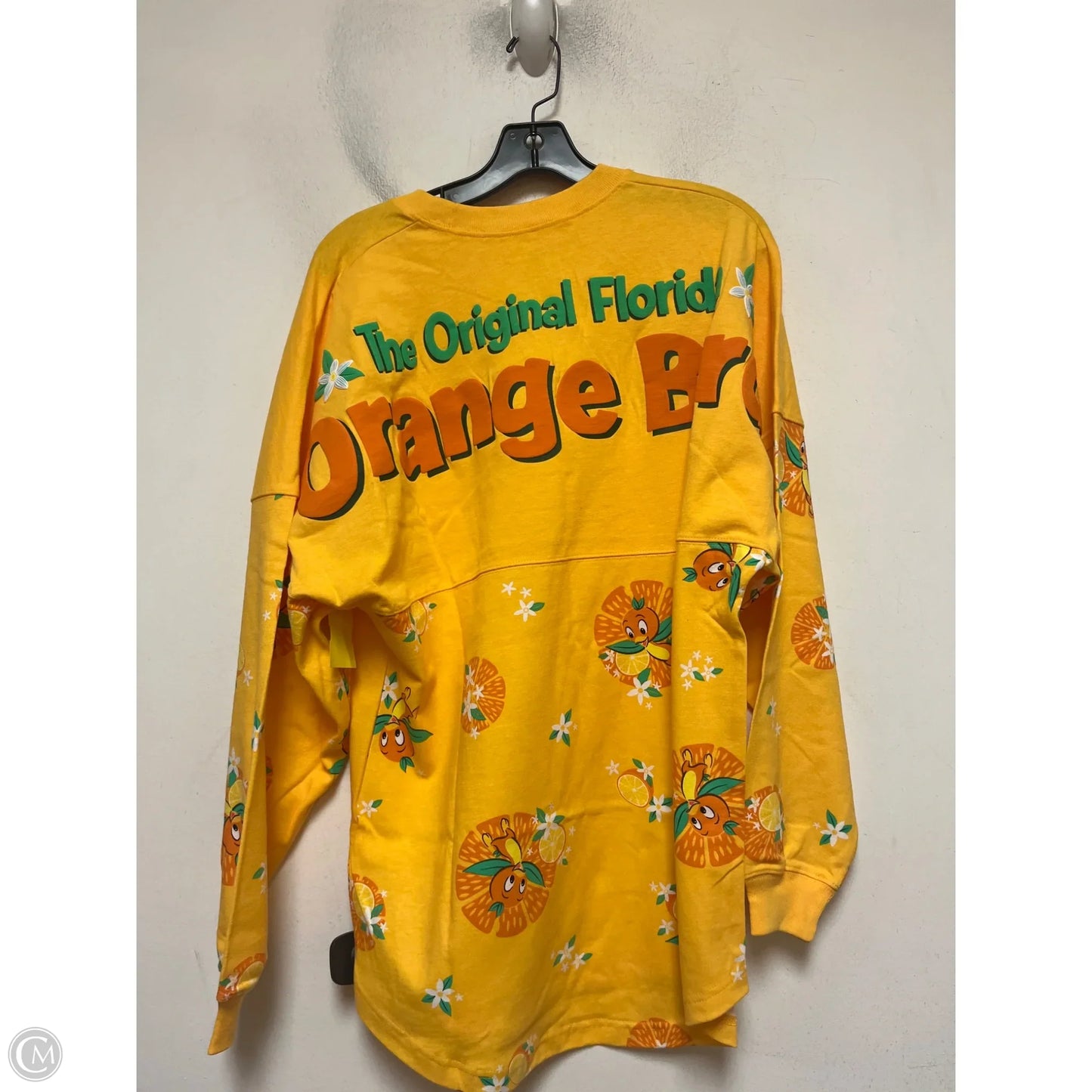 Top Long Sleeve By Disney Store In Orange & Yellow, Size: S