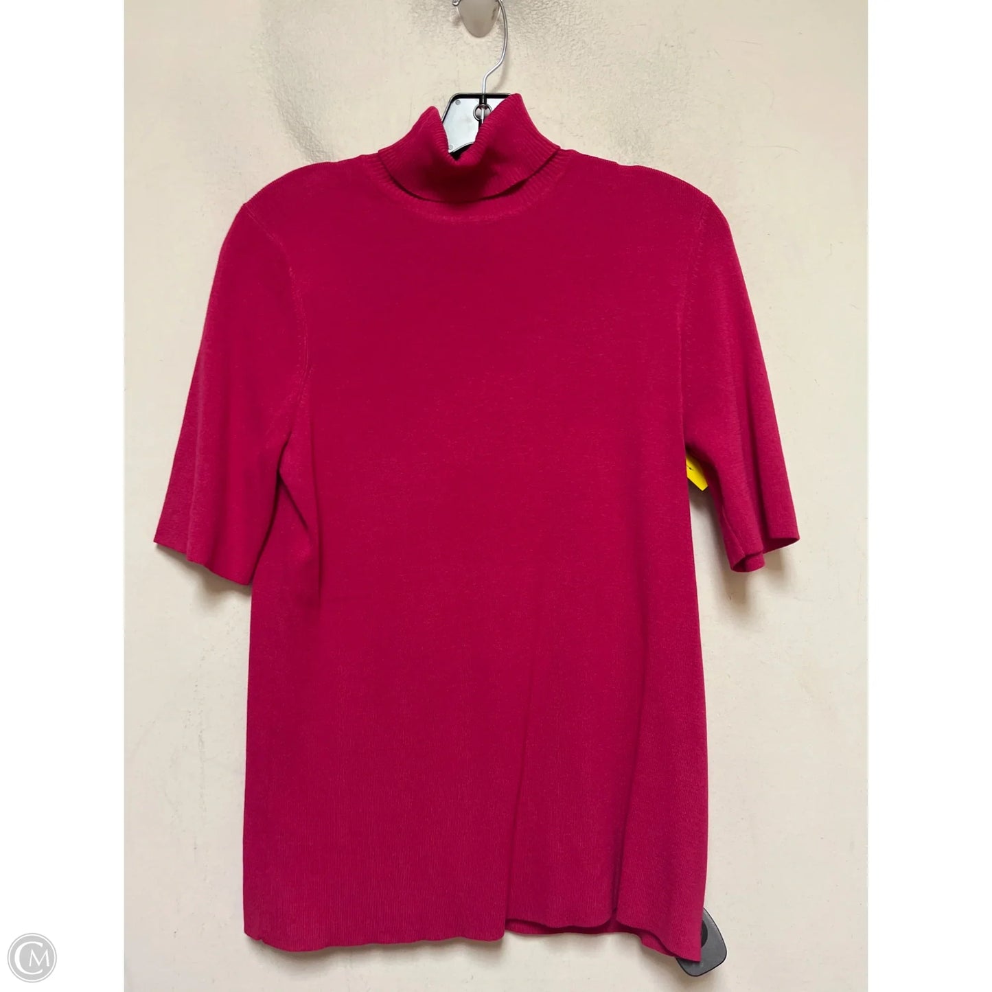 Top Short Sleeve By Anne Klein In Pink, Size: M