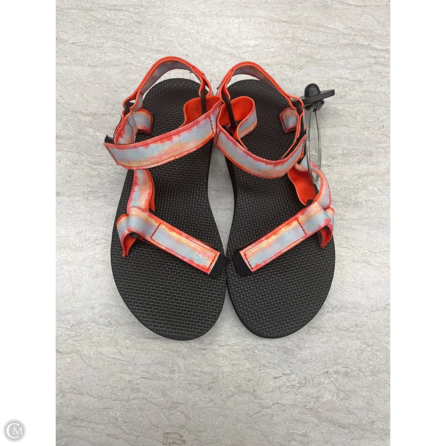 Sandals Flats By Teva In Orange, Size: 7
