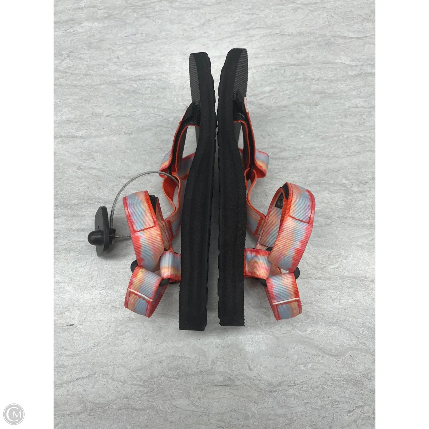 Sandals Flats By Teva In Orange, Size: 7