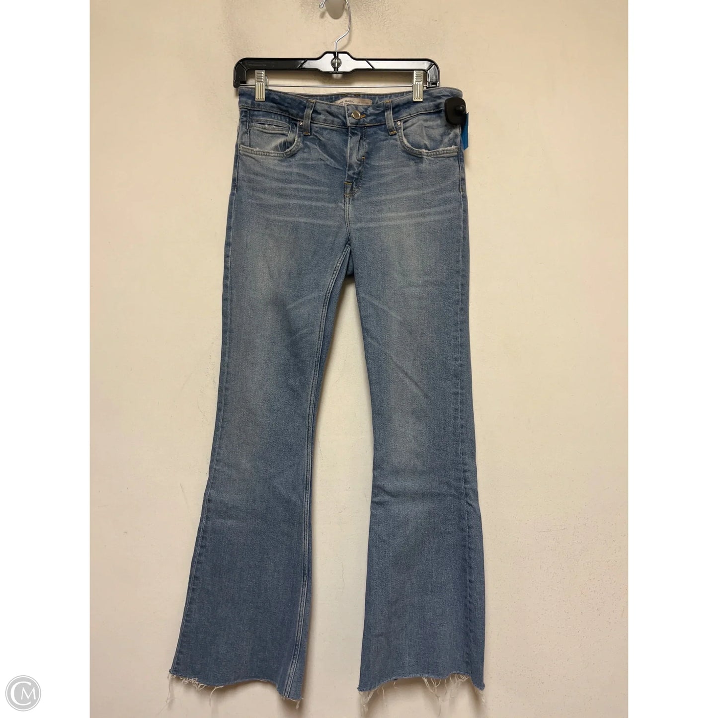 Jeans Flared By Zara In Blue Denim, Size: 6