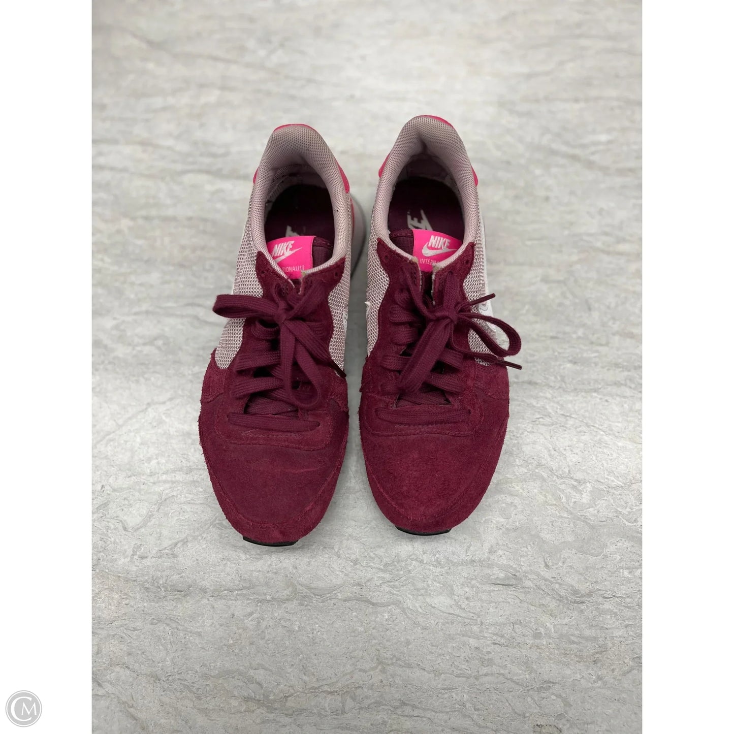Shoes Sneakers By Nike In Maroon, Size: 5