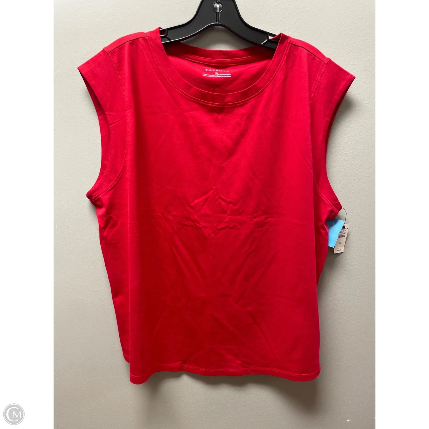 Top Sleeveless Basic By Talbots In Red, Size: Xl