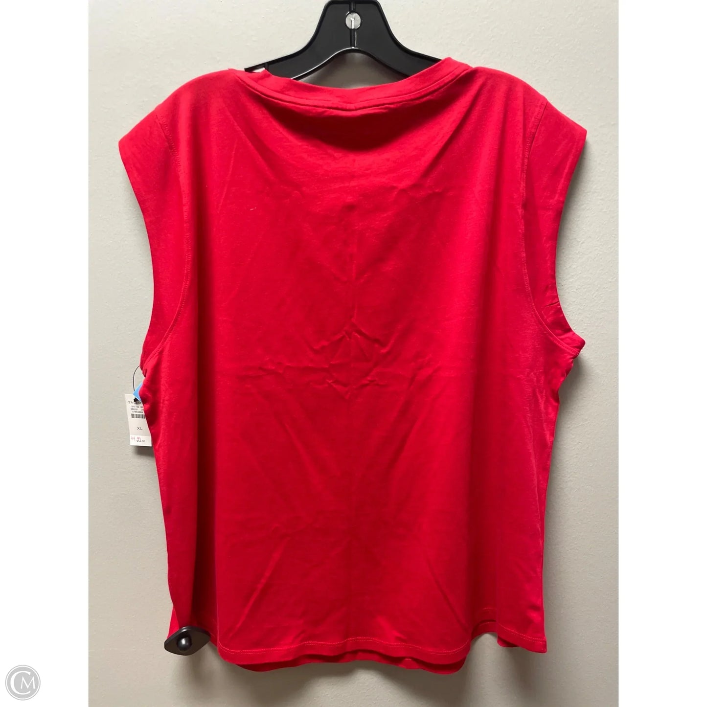 Top Sleeveless Basic By Talbots In Red, Size: Xl