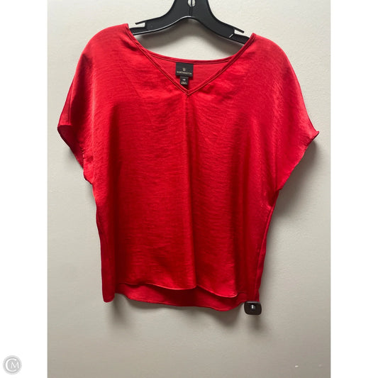 Top Short Sleeve By Worthington In Red, Size: Xs