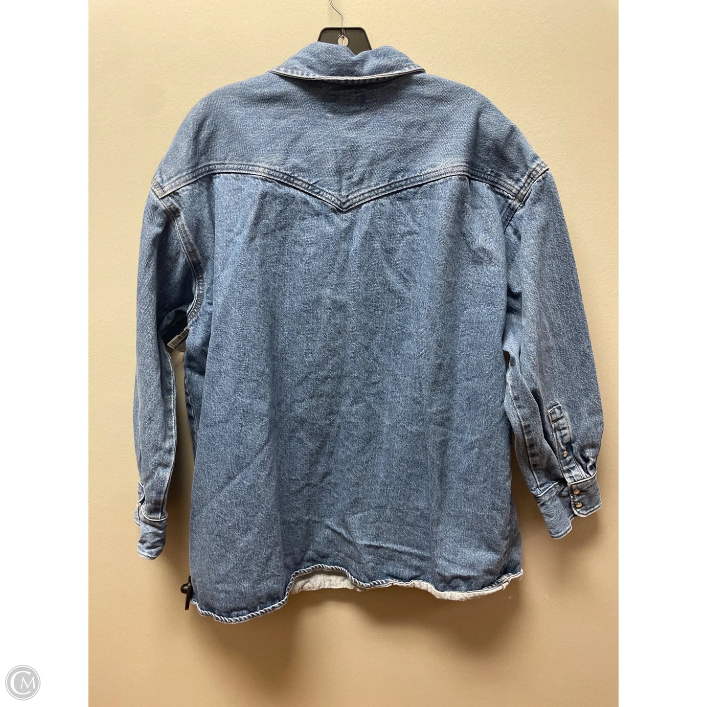 Jacket Denim By Levis In Blue Denim, Size: L