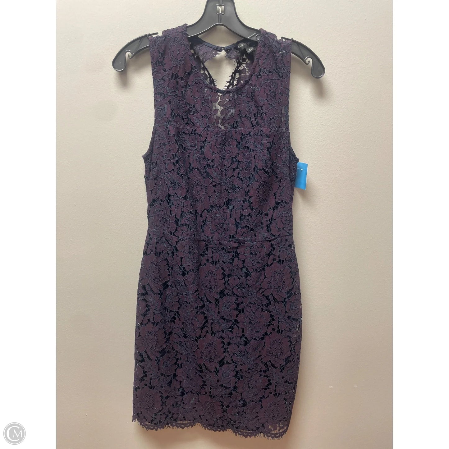 Dress Casual Short By Banana Republic In Blue & Purple, Size: S