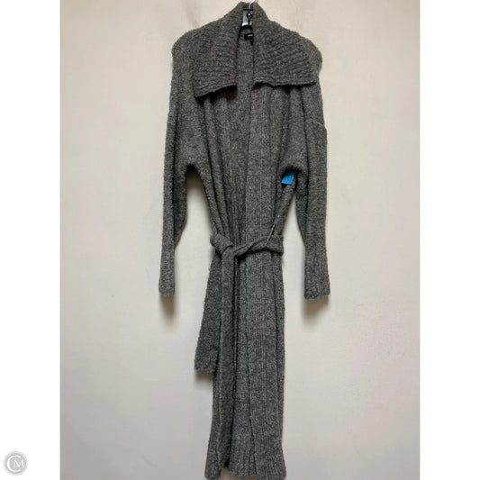 Cardigan By Express In Grey, Size: M