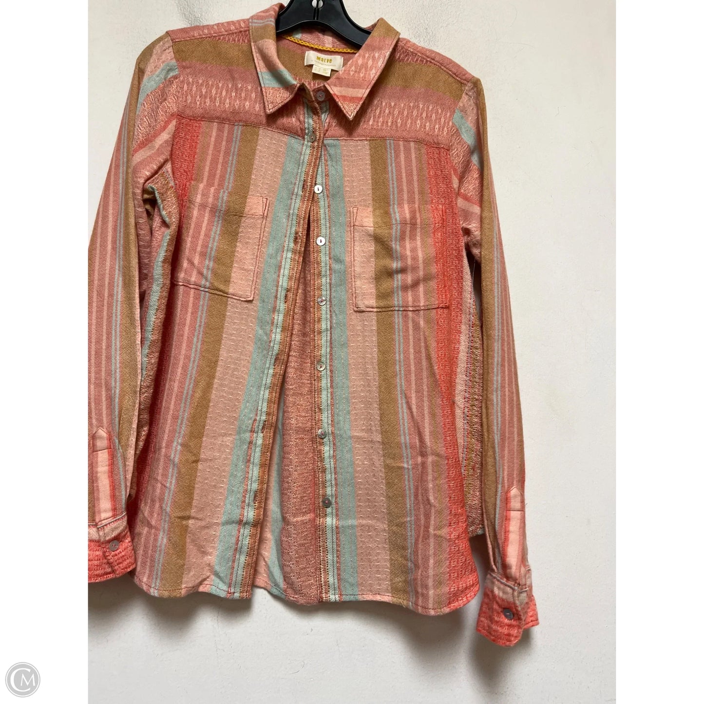 Top Long Sleeve By Maeve In Multi-colored, Size: L