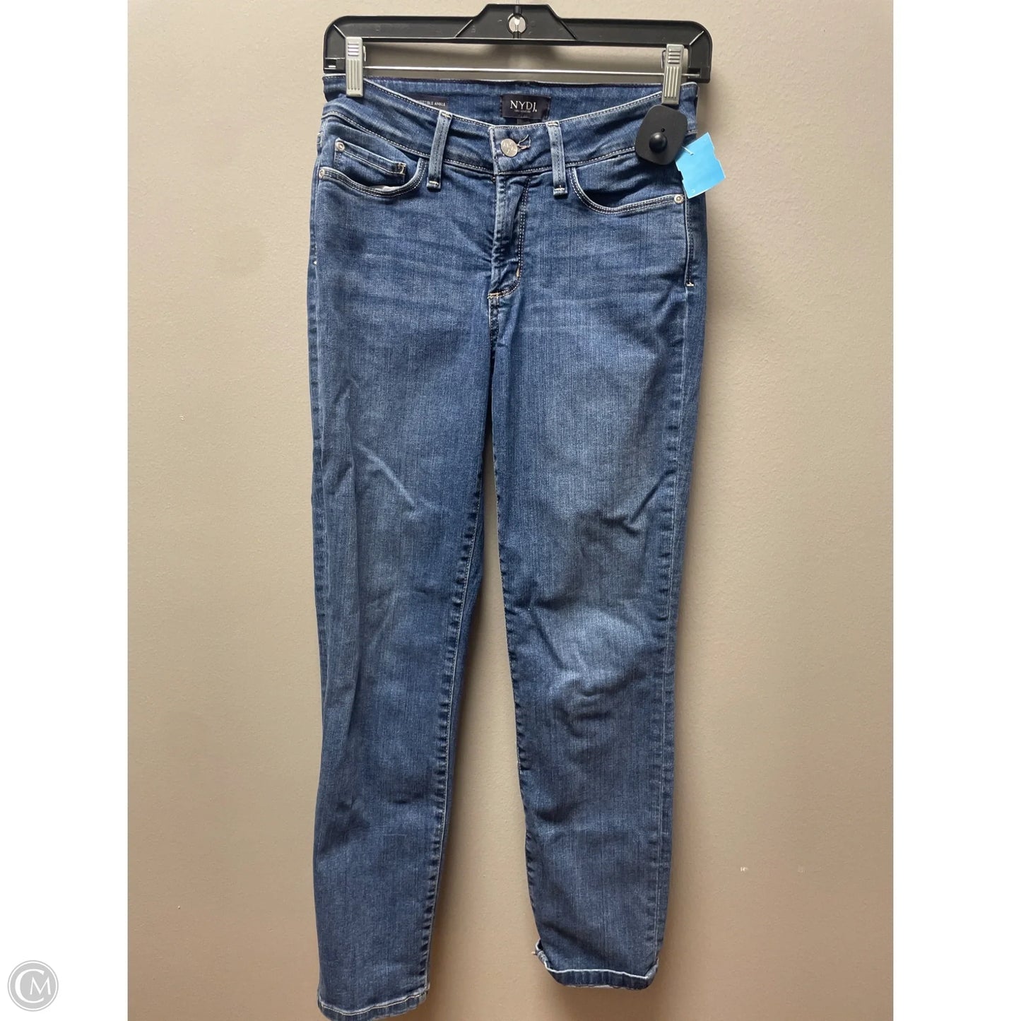Jeans Skinny By Not Your Daughters Jeans In Blue Denim, Size: 0