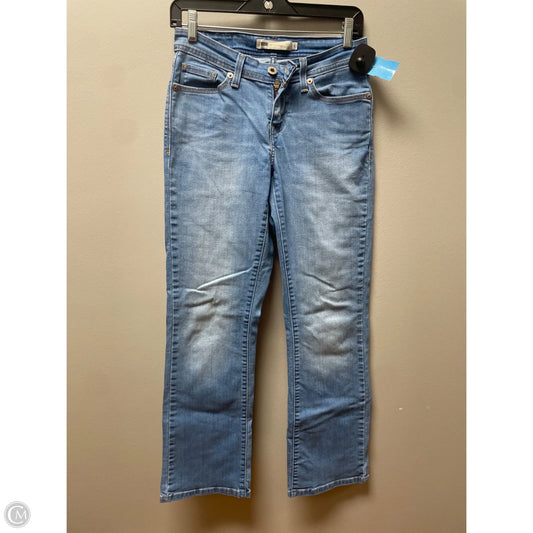 Jeans Boot Cut By Levis In Blue Denim, Size: 4