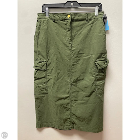 Skirt Midi By Nicole Miller In Green, Size: 8