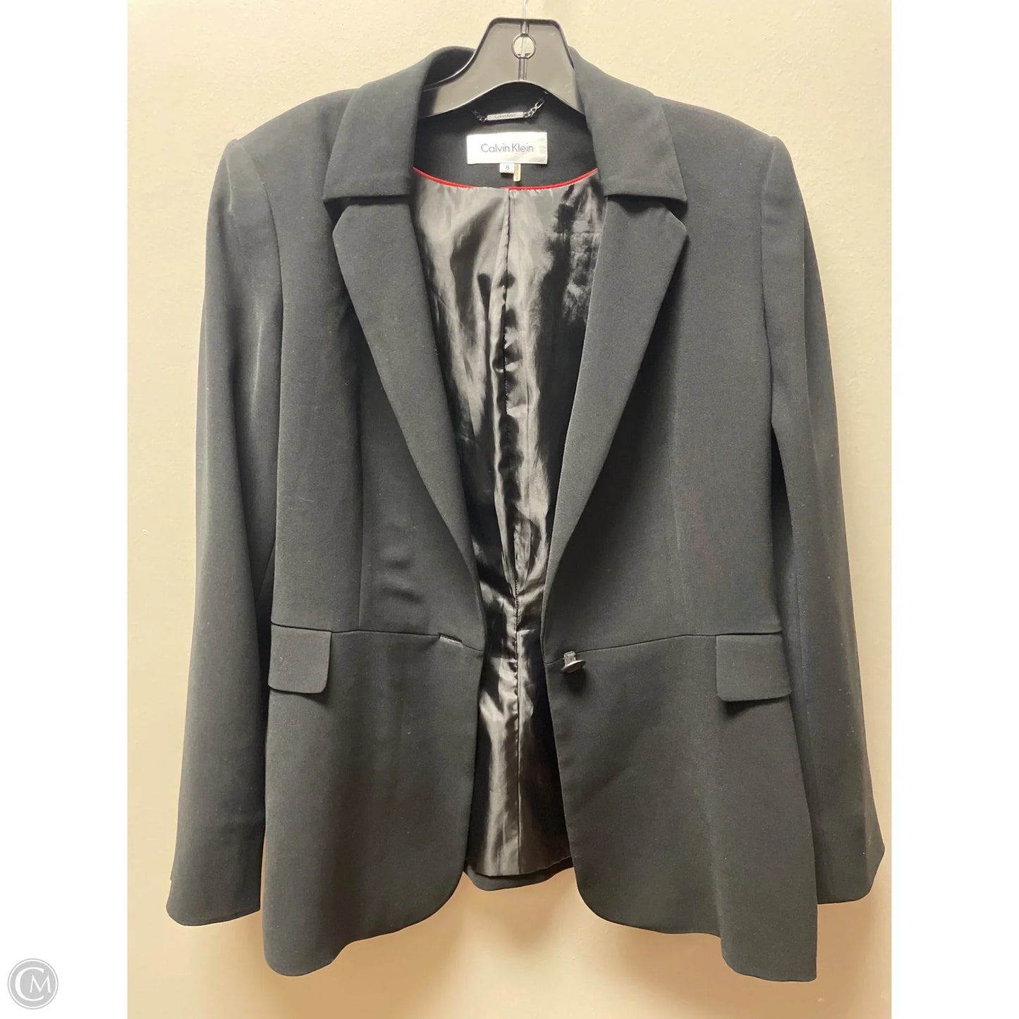 Blazer By Calvin Klein In Black, Size: M