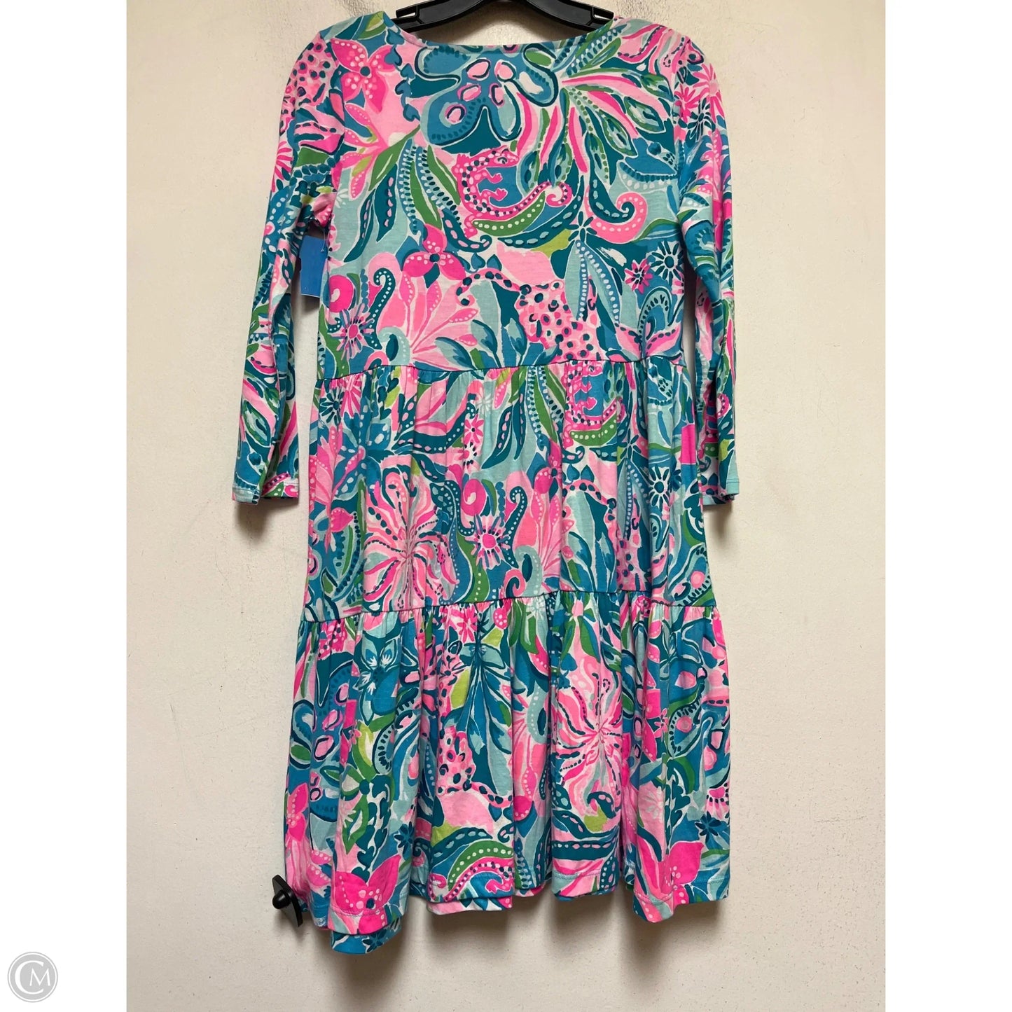 Dress Designer By Lilly Pulitzer In Blue & Pink, Size: Xxs